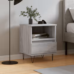 VidaXL 830632 Table de nuit et table de chevet Chêne