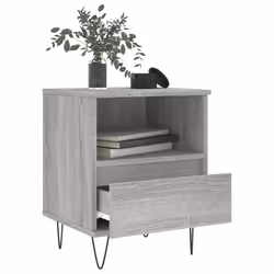 VidaXL 830633 Table de nuit et table de chevet Chêne - Vue supplémentaire 4