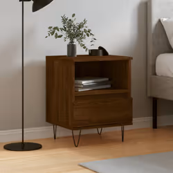 VidaXL 830635 Table de nuit et table de chevet Chêne