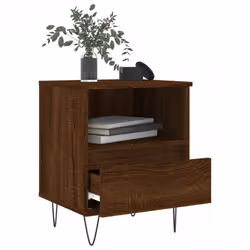 VidaXL 830635 Table de nuit et table de chevet Chêne - Vue supplémentaire 4
