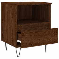 VidaXL 830635 Table de nuit et table de chevet Chêne - Vue supplémentaire 5