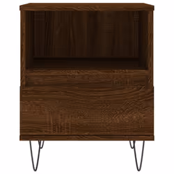 VidaXL 830635 Table de nuit et table de chevet Chêne - Vue supplémentaire 6