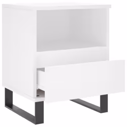 VidaXL 830636 Table de nuit et table de chevet Blanc - Vue supplémentaire 6