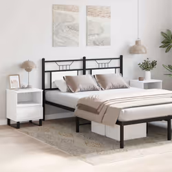 VidaXL 830637 Table de nuit et table de chevet Blanc