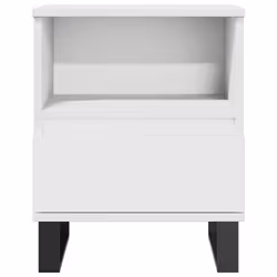 VidaXL 830637 Table de nuit et table de chevet Blanc - Vue supplémentaire 5