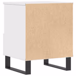 VidaXL 830637 Table de nuit et table de chevet Blanc - Vue supplémentaire 8