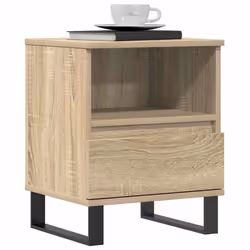 VidaXL 830643 Table de nuit et table de chevet Chêne - Vue supplémentaire 4