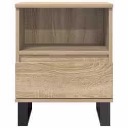 VidaXL 830643 Table de nuit et table de chevet Chêne - Vue supplémentaire 5
