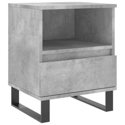 VidaXL 830644 Table de nuit et table de chevet Couleur du béton