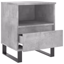 VidaXL 830644 Table de nuit et table de chevet Couleur du béton - Vue supplémentaire 6