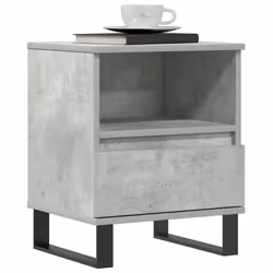 VidaXL 830645 Table de nuit et table de chevet Couleur du béton - Vue supplémentaire 4
