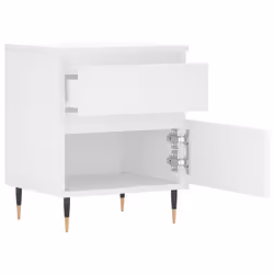 VidaXL 830652 Table de nuit et table de chevet Blanc - Vue supplémentaire 6
