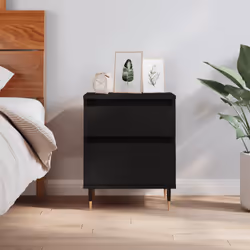 VidaXL 830654 Table de nuit et table de chevet Noir