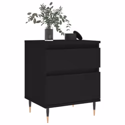 VidaXL 830654 Table de nuit et table de chevet Noir - Vue supplémentaire 4