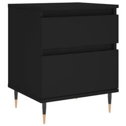 VidaXL 830655 Table de nuit et table de chevet Noir