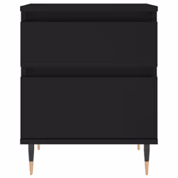 VidaXL 830655 Table de nuit et table de chevet Noir - Vue supplémentaire 5