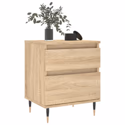 VidaXL 830659 Table de nuit et table de chevet Chêne - Vue supplémentaire 3