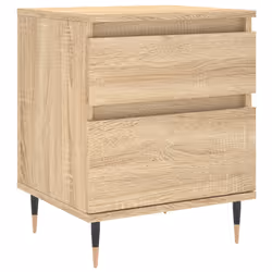 VidaXL 830659 Table de nuit et table de chevet Chêne - Vue supplémentaire 5