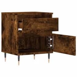VidaXL 830663 Table de nuit et table de chevet Chêne - Vue supplémentaire 7
