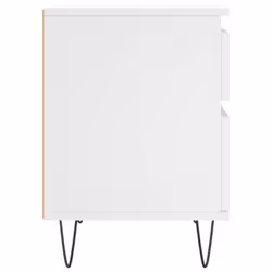 VidaXL 830668 Table de nuit et table de chevet Blanc - Vue supplémentaire 6