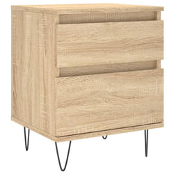 VidaXL 830674 Table de nuit et table de chevet Chêne