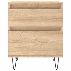 VidaXL 830674 Table de nuit et table de chevet Chêne - Vue supplémentaire 5