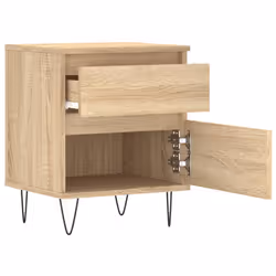 VidaXL 830674 Table de nuit et table de chevet Chêne - Vue supplémentaire 6