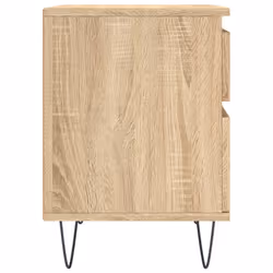 VidaXL 830674 Table de nuit et table de chevet Chêne - Vue supplémentaire 7