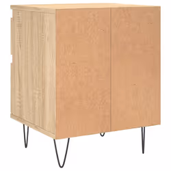 VidaXL 830674 Table de nuit et table de chevet Chêne - Vue supplémentaire 8