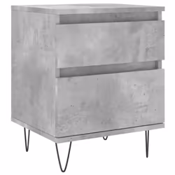 VidaXL 830676, Couleur du béton, Métal, Bois, 400 mm, 350 mm, 500 mm, 1 pièce(s)