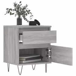VidaXL 830681 Table de nuit et table de chevet Chêne - Vue supplémentaire 4