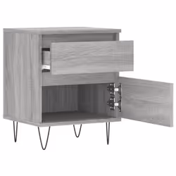VidaXL 830681 Table de nuit et table de chevet Chêne - Vue supplémentaire 7