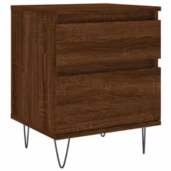 VidaXL 830683 Table de nuit et table de chevet Chêne - Vue supplémentaire 5
