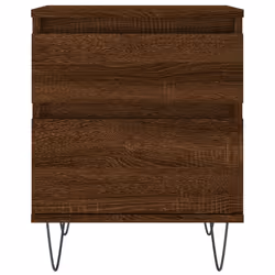 VidaXL 830683 Table de nuit et table de chevet Chêne - Vue supplémentaire 6