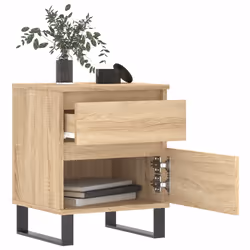 VidaXL 830690 Table de nuit et table de chevet Chêne