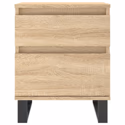 VidaXL 830690 Table de nuit et table de chevet Chêne - Vue supplémentaire 5