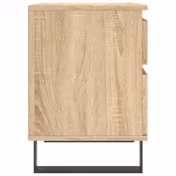 VidaXL 830690 Table de nuit et table de chevet Chêne - Vue supplémentaire 7