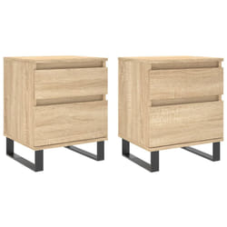VidaXL 830691 Table de nuit et table de chevet Chêne