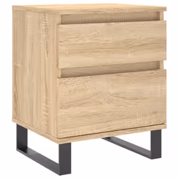 VidaXL 830691 Table de nuit et table de chevet Chêne - Vue supplémentaire 5