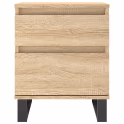 VidaXL 830691 Table de nuit et table de chevet Chêne - Vue supplémentaire 6