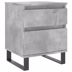 VidaXL 830692, Couleur du béton, Métal, Bois, 400 mm, 350 mm, 500 mm, 1 pièce(s)