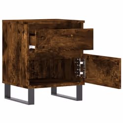 VidaXL 830694 Table de nuit et table de chevet Chêne - Vue supplémentaire 6
