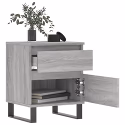 VidaXL 830696 Table de nuit et table de chevet Chêne