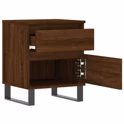 VidaXL 830699 Table de nuit et table de chevet Chêne - Vue supplémentaire 7