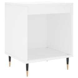 VidaXL 830700 Table de nuit et table de chevet Blanc