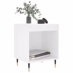VidaXL 830700 Table de nuit et table de chevet Blanc