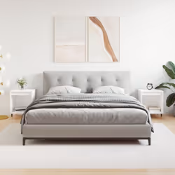 VidaXL 830701, Blanc, Métal, Bois, 400 mm, 350 mm, 500 mm, 2 pièce(s)