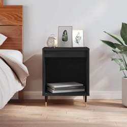 VidaXL 830702 Table de nuit et table de chevet Noir