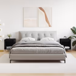 VidaXL 830703, Noir, Métal, Bois, 400 mm, 350 mm, 500 mm, 2 pièce(s)