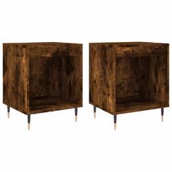 VidaXL 830711, Chêne, Métal, Bois, 400 mm, 350 mm, 500 mm, 2 pièce(s)
